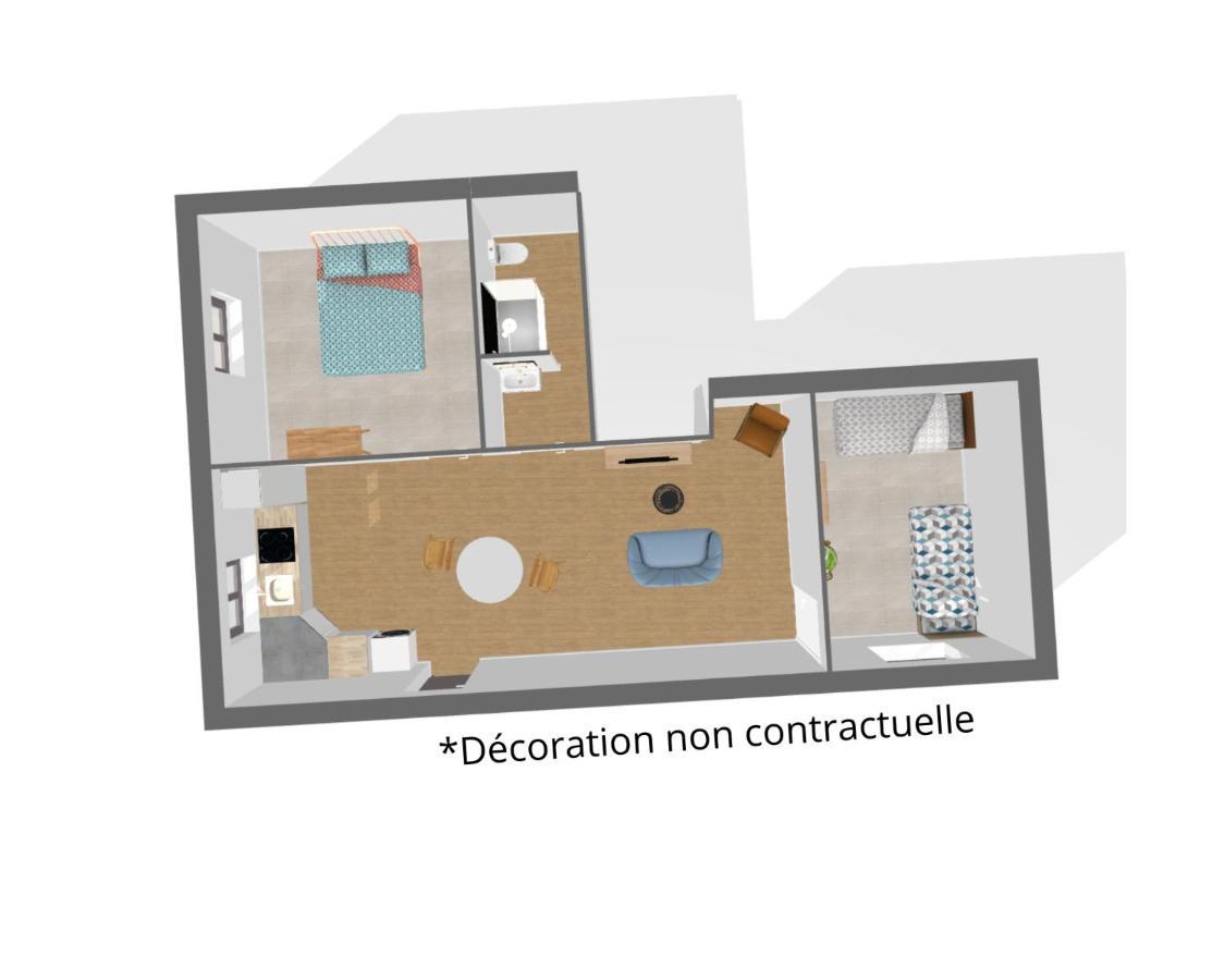 Dewailly, 2 Chambres, 3 Lits, Elegant, 700M Centre Ville أميا المظهر الخارجي الصورة