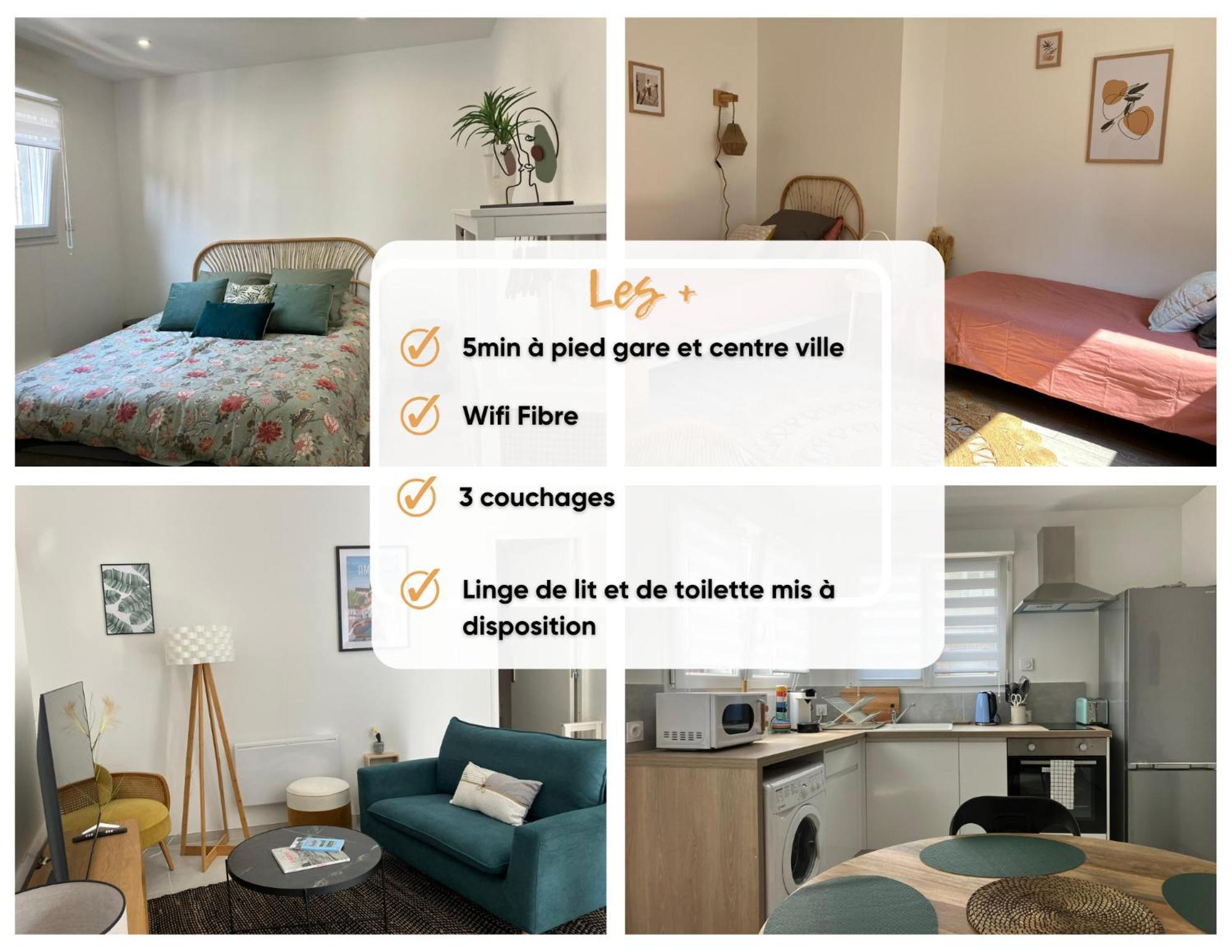 Dewailly, 2 Chambres, 3 Lits, Elegant, 700M Centre Ville أميا المظهر الخارجي الصورة