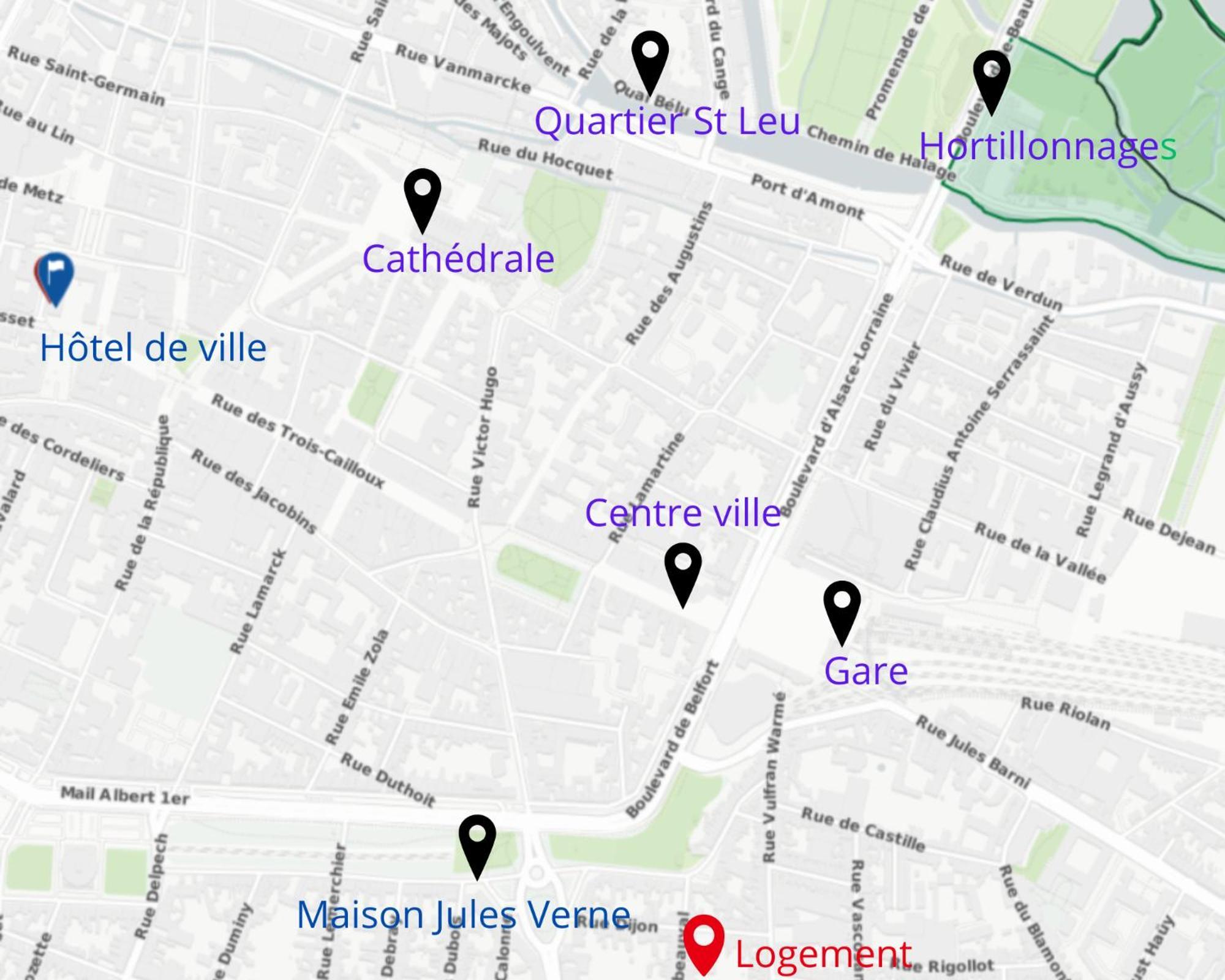 Dewailly, 2 Chambres, 3 Lits, Elegant, 700M Centre Ville أميا المظهر الخارجي الصورة